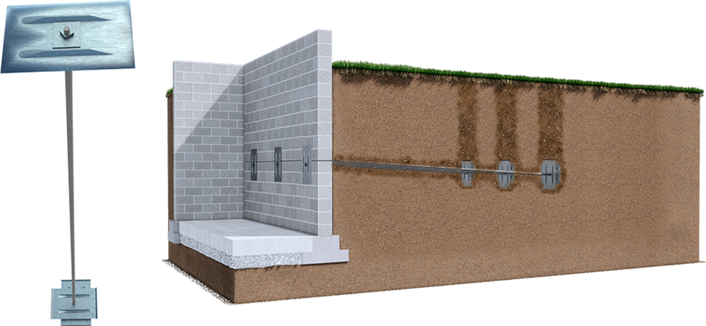 Basement Wall Anchor System